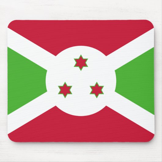 Muismat met de Burundese vlag (Voorkant)