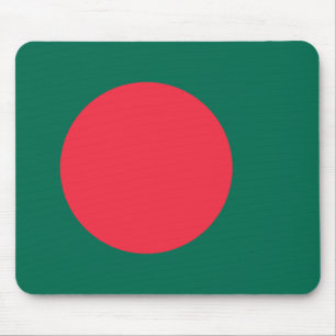 Muismat met de vlag van Bangladesh