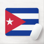 Muismat met de vlag van Cuba (Met muis)