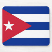 Muismat met de vlag van Cuba (Voorkant)