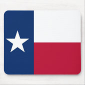 Muismat met de vlag van de Amerikaanse staat Texas (Voorkant)