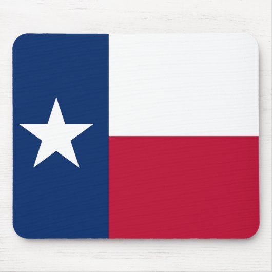Muismat met de vlag van de Amerikaanse staat Texas (Voorkant)
