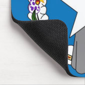 Muismat met de vlag van de Noordelijke Marianen (Hoek)