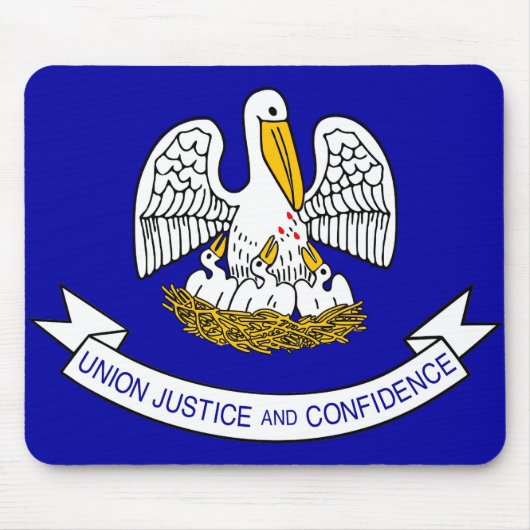 Muismat met de vlag van de staat Louisiana - VS (Voorkant)