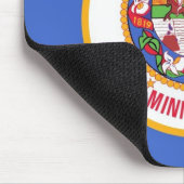 Muismat met de vlag van de staat Minnesota - VS (Hoek)