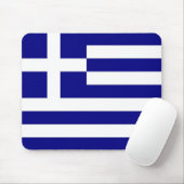 Muismat met de vlag van Griekenland (Met muis)