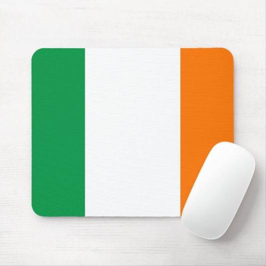 Muismat met de vlag van Ierland (Met muis)