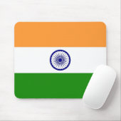 Muismat met de vlag van India (Met muis)