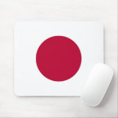 Muismat met de vlag van Japan (Met muis)