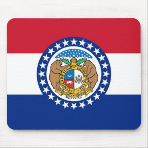 Muismat met de vlag van Missouri State - Verenigde