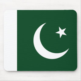 Muismat met de vlag van Pakistan