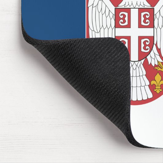 Muismat met de vlag van Servië (Hoek)