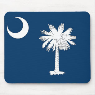 Muismat met de vlag van South Carolina State - Ver