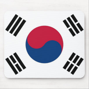 Muismat met de vlag van Zuid-Korea