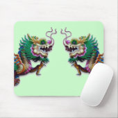 Muismat met dubbele dragons (Met muis)