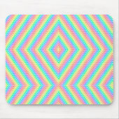 Muismat met een kleurrijk, psychedelisch ontwerp (Voorkant)