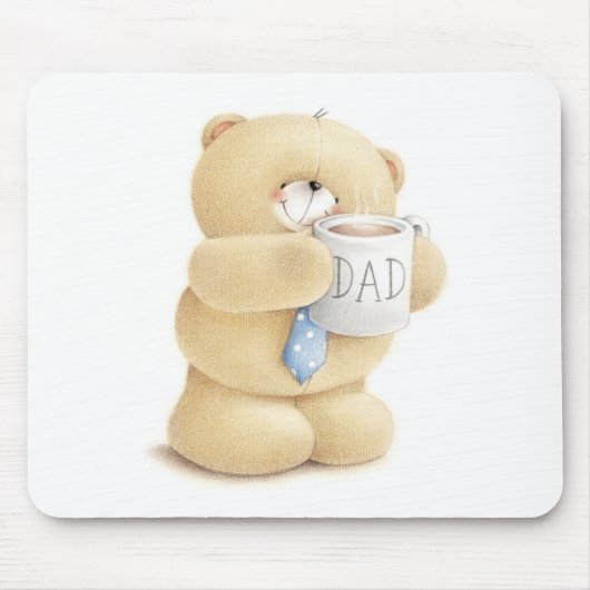 Muismat met een Teddy Bear. (Voorkant)