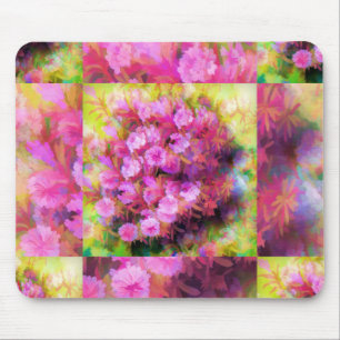 Muismat met een Touche van Roze Bloemen
