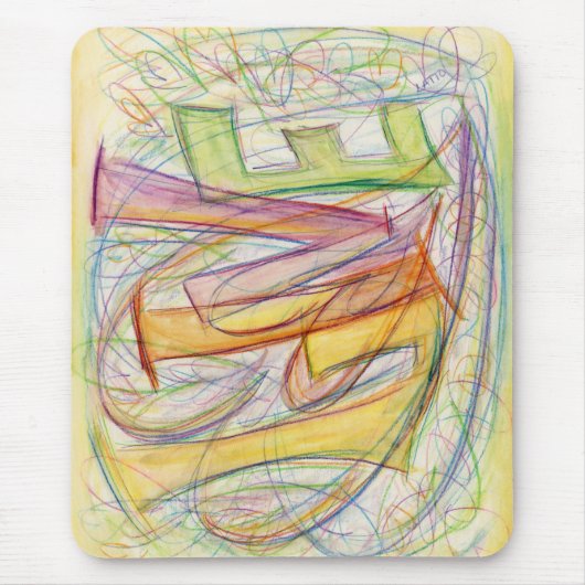Muismat met eigen ontwerp Healing Live Hearts Art (Voorkant)