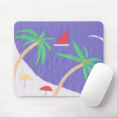 Muismat met eilandscène (Met muis)