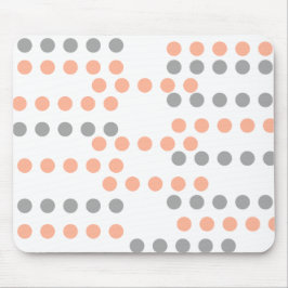 muismat met gestippeld patroon