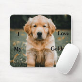 Muismat met golden (Met muis)