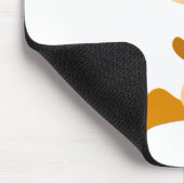 Muismat met grappige dansende kangoeroe uit cartoo (Hoek)