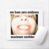 Muismat met grappige meme voor maximale zelfverzek (Met muis)