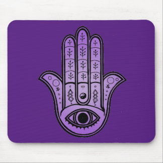 Muismat met Hamsa-hand ontwerp