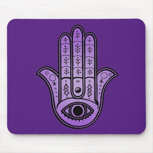 Muismat met Hamsa-hand ontwerp (Voorkant)