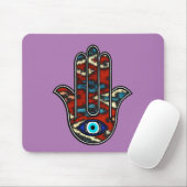 Muismat met Hand van Fatima ontwerp (Met muis)