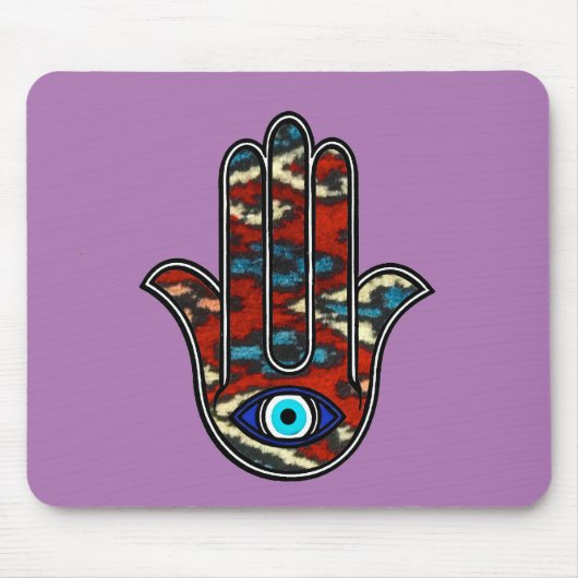 Muismat met Hand van Fatima ontwerp (Voorkant)
