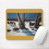 Muismat met het ontwerp voor een 'suikerwinkel' (Met muis)