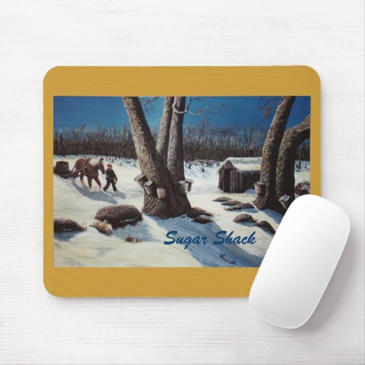 Muismat met het ontwerp voor een 'suikerwinkel' (Met muis)