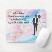 Muismat met huwelijksgegevens (Met muis)