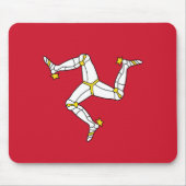 Muismat met Isle of Man Vlag (Voorkant)