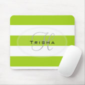 Muismat met Jouw naam HAMbyWG - Limoen (Met muis)