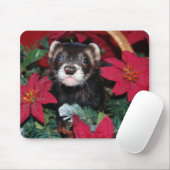 Muismat met kerstfret (Met muis)