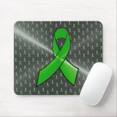Muismat met lint voor Lyme-bewustzijn (Met muis)