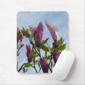 Muismat met magnoliumbloemen (Met muis)