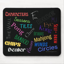 Muismat met Mahjong Words