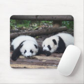 Muismat met Mooie Panda Jongen (Met muis)