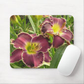 Muismat met Paar van Paarse Daylilies (Met muis)