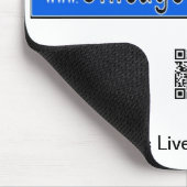 Muismat met QR-code voor agenda (Hoek)