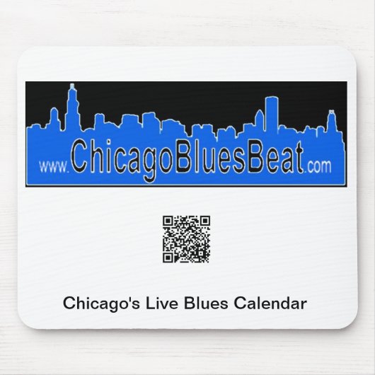 Muismat met QR-code voor agenda (Voorkant)