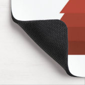 Muismat met rode kerstbomen (Hoek)