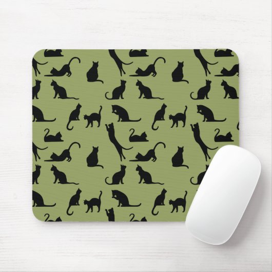 Muismat met speelse katten (Met muis)