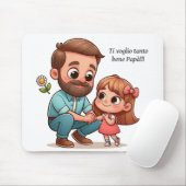 Muismat met toewijding voor papa (Met muis)