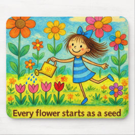 Muismat met Tuinprint