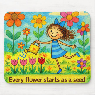 Muismat met Tuinprint